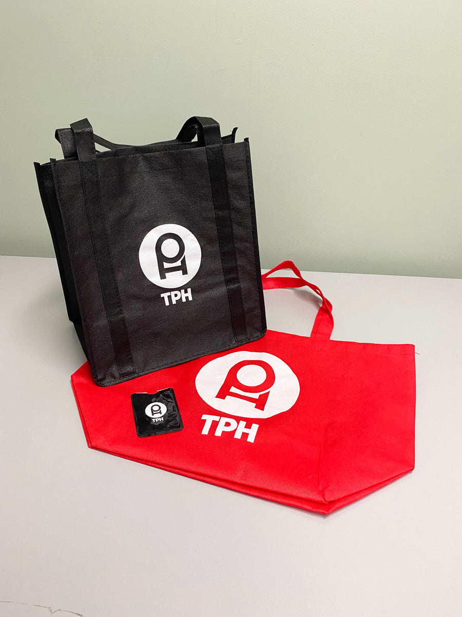 Black TPH Mid Size Tote – TPH Charitable Office Swag Shop